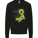 Voodoo Doll Thinking of You Halloween Black Magic Mens Sweatshirt Jumper Black
