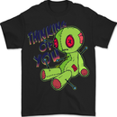 Voodoo Doll Thinking of You Halloween Black Magic Mens T-Shirt 100% Cotton BLACK