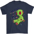 Voodoo Doll Thinking of You Halloween Black Magic Mens T-Shirt 100% Cotton Navy Blue