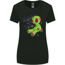 Voodoo Doll Thinking of You Halloween Black Magic Womens Wider Cut T-Shirt Black