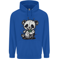 Voodoo Panda Bear With Weed Cannabis Mens 80% Cotton Hoodie Royal Blue
