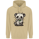 Voodoo Panda Bear With Weed Cannabis Mens 80% Cotton Hoodie Sand