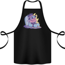 Voodoo Plague Doctor Halloween Graveyard Cotton Apron 100% Organic Black