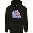 Voodoo Plague Doctor Halloween Graveyard Mens 80% Cotton Hoodie Black