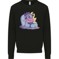Voodoo Plague Doctor Halloween Graveyard Mens Sweatshirt Jumper Black