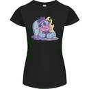 Voodoo Plague Doctor Halloween Graveyard Womens Petite Cut T-Shirt Black