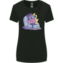 Voodoo Plague Doctor Halloween Graveyard Womens Wider Cut T-Shirt Black