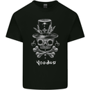Voodoo Skull Gothic Goth Rock Music Biker Kids T-Shirt Childrens Black