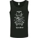 Voodoo Skull Gothic Goth Rock Music Biker Mens Vest Tank Top Black