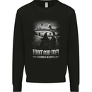 Wait For Me Wizard Always Late Mens Sweatshirt Jumper Black
