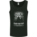 Wait For Me Wizard Always Late Mens Vest Tank Top Black