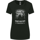 Wait For Me Wizard Always Late Womens Wider Cut T-Shirt Black