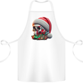 Wales Christmas Skull Xmas Welsh Flag Rugby Cotton Apron 100% Organic White