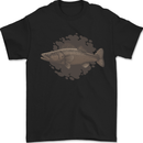 Walleye Fish Fishing Fisherman Mens T-Shirt 100% Cotton Black