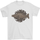 Walleye Fish Fishing Fisherman Mens T-Shirt 100% Cotton White