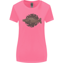 Walleye Fish Fishing Fisherman Womens Wider Cut T-Shirt Azalea