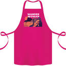 Wander Woman Funny Hiking Trekking Walking Cotton Apron 100% Organic Pink