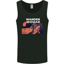 Wander Woman Funny Hiking Trekking Walking Mens Vest Tank Top Black