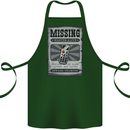 Wanted Remote Control Funny TV Lost Misplaced Cotton Apron 100% Organic Forest Green