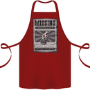 Wanted Remote Control Funny TV Lost Misplaced Cotton Apron 100% Organic Maroon