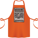 Wanted Remote Control Funny TV Lost Misplaced Cotton Apron 100% Organic Orange