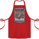 Wanted Remote Control Funny TV Lost Misplaced Cotton Apron 100% Organic Red