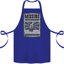 Wanted Remote Control Funny TV Lost Misplaced Cotton Apron 100% Organic Royal Blue