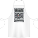 Wanted Remote Control Funny TV Lost Misplaced Cotton Apron 100% Organic White