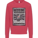 Wanted Remote Control Funny TV Lost Misplaced Kids Sweatshirt Jumper Heliconia