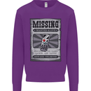 Wanted Remote Control Funny TV Lost Misplaced Kids Sweatshirt Jumper Purple