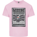 Wanted Remote Control Funny TV Lost Misplaced Kids T-Shirt Childrens Light Pink