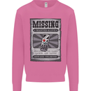 Wanted Remote Control Funny TV Lost Misplaced Mens Sweatshirt Jumper Azalea