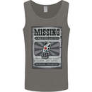 Wanted Remote Control Funny TV Lost Misplaced Mens Vest Tank Top Charcoal