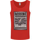 Wanted Remote Control Funny TV Lost Misplaced Mens Vest Tank Top Red