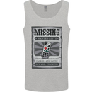 Wanted Remote Control Funny TV Lost Misplaced Mens Vest Tank Top Sports Grey