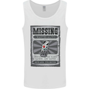 Wanted Remote Control Funny TV Lost Misplaced Mens Vest Tank Top White