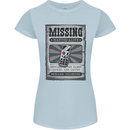 Wanted Remote Control Funny TV Lost Misplaced Womens Petite Cut T-Shirt Light Blue