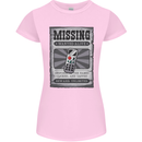 Wanted Remote Control Funny TV Lost Misplaced Womens Petite Cut T-Shirt Light Pink