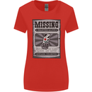 Wanted Remote Control Funny TV Lost Misplaced Womens Wider Cut T-Shirt Red