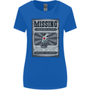 Wanted Remote Control Funny TV Lost Misplaced Womens Wider Cut T-Shirt Royal Blue