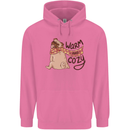 Warm Cozy Funny French Bulldog Dog Mens 80% Cotton Hoodie Azelea