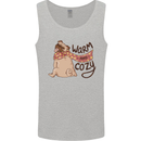 Warm Cozy Funny French Bulldog Dog Mens Vest Tank Top Sports Grey