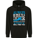 We Know Places Funny Scuba Diving Diver Childrens Kids Hoodie Black