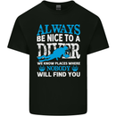 We Know Places Funny Scuba Diving Diver Kids T-Shirt Childrens Black