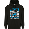 We Know Places Funny Scuba Diving Diver Mens 80% Cotton Hoodie Black