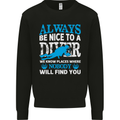 We Know Places Funny Scuba Diving Diver Mens Sweatshirt Jumper Black