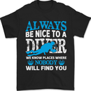 We Know Places Funny Scuba Diving Diver Mens T-Shirt 100% Cotton Black