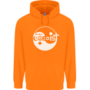 We Must Coexist World Peace Love Religion Hippy Childrens Kids Hoodie Orange