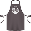 We Must Coexist World Peace Love Religion Hippy Cotton Apron 100% Organic Dark Grey