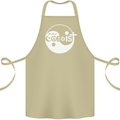 We Must Coexist World Peace Love Religion Hippy Cotton Apron 100% Organic Khaki